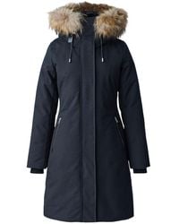 Mackage - Shiloh-F 2-In-1 Fitted Down Coat With Removable Bib And Natural Fur - Lyst