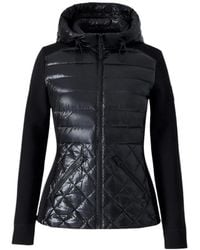 Mackage - Agatha Quilted Mixed-Media Hooded Jacket - Lyst