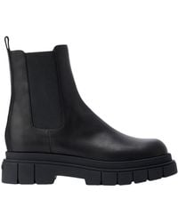 Mackage - Storm Unlined Lug Sole (R) Leather Chelsea Boot For - Lyst