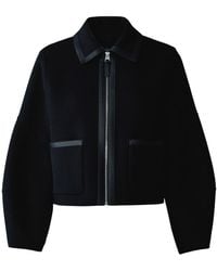 Mackage - Solana Double-Face Wool Balloon Sleeved Short Jacket - Lyst