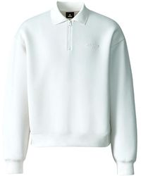Mackage - Felix Half-Zip Double-Face Jersey Sweater - Lyst