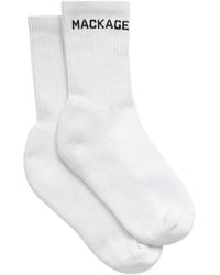 Mackage - Woods Stretch Cotton Logo Socks - Lyst