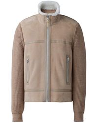 Mackage - Jonathan Mixed-Media Shearling Jacket - Lyst