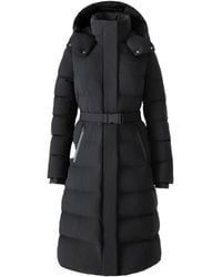 Mackage - Coralia-City Recycled Down Coat With Storm Visor And Belt - Lyst
