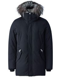 Mackage - Edward 2-in-1 Down Parka With Hooded Bib And Silver Fox Fur - Lyst