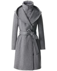 Mackage - Shia-Slb 2-In-1 Double-Face Wool Coat With Removable Bib - Lyst