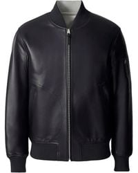Mackage - Easton-Sa 2-In-1 Reversible Leather Bomber Jacket - Lyst