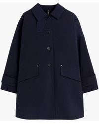 Mackintosh - Humbie Navy Eco Dry Overcoat - Lyst