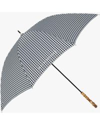Mackintosh - Heriot Bamboo Handle Stick Umbrella Bkxwh Shphrd Ck Acc-030 - Lyst
