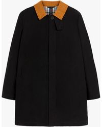 Mackintosh - Norfolk Black Waxed Cotton Coat - Lyst
