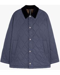 Mackintosh - Teeming Navy Nylon Quilted Coach Jacket - Lyst