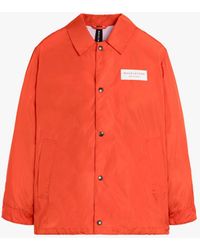 Mackintosh - Teeming Orange Nylon Packable Coach Jacket - Lyst