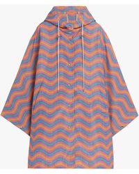 Femme Vêtements Sweats et pull overs Ponchos et robes poncho Poncho Alness à capuche Synthétique Mackintosh en coloris Marron 