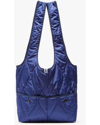 Mackintosh Navy X Orange Quilted Nylon Market Bag Acc-ba01 - Blue