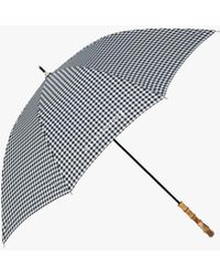 Mackintosh - Heriot Bamboo Handle Stick Umbrella Bkxwh Shphrd Ck Acc-030 - Lyst
