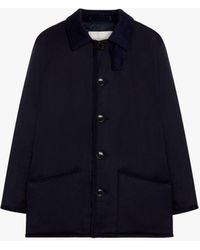 Mackintosh - Wool Brunel Navy Nylon Paddock Jacket Gmc-105 - Lyst