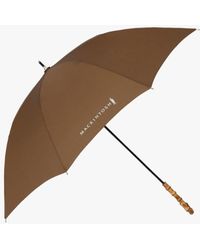 Mackintosh - Heriot Bamboo Handle Stick Umbrella Camel Brown Acc-030 - Lyst