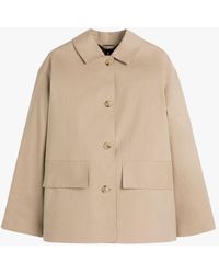 Mackintosh - Zinnia Fawn Bonded Cotton Jacket - Lyst