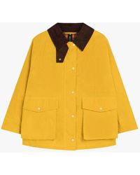 Mackintosh - Blair Yellow Waxed Cotton Field Jacket - Lyst