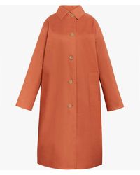 Mackintosh Garmony Baked Clay Bonded Cotton Coat Lr-1009 - Orange