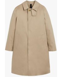 Mackintosh - Oxford Fawn Bonded Cotton 3/4 Coat Grc-108 - Lyst