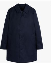 Mackintosh - Cambridge Navy Raintec Cotton Short Coat Gmc-100 - Lyst
