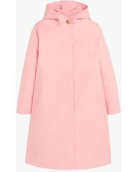 Mackintosh - Watten Pink Bonded Cotton Hooded Coat Lr-1023 - Lyst