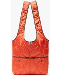 Mackintosh Orange X Green Quilted Nylon Market Bag Acc-ba01