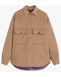 Mackintosh - Lorriane Light Camel Cotton Overshirt Jacket - Lyst