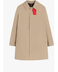 Mackintosh - Tartan Cambridge Fawn Raintec Cotton Short Coat - Lyst