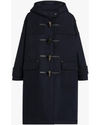 Mackintosh - Humbie Navy Wool Duffle Coat - Lyst