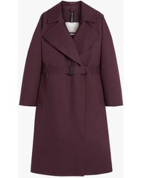 Mackintosh - Kintore Burgundy Bonded Cotton Trench Coat - Lyst