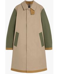 Mackintosh - Oxford Fawn Patchwork Bonded Cotton 3/4 Coat - Lyst