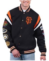 G-III 4Her by Carl Banks - San Francisco Giants Quick Full-snap Varsity Jacket - Lyst