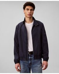 Calvin Klein - Nylon Grid Bomber Jacket - Lyst