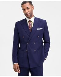 Tayion Collection - Classic-fit Solid Double-breasted Suit Separate Jacket - Lyst