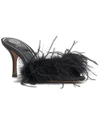 Vince Camuto - Paelly High-heel Feathered Dress Mules - Lyst