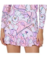 G Lifestyle Clothing - G Lifestyle Double Ruffle Skort - Lyst