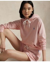 Polo Ralph Lauren - Shrunken Fit Fleece Hoodie Sweatshirt - Lyst