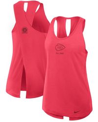 Nike - Red Kansas City Chiefs Glory Crisscross Performance Tank Top - Lyst
