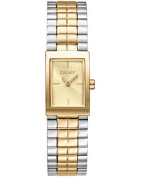 DKNY - Signature Shape Quartz Two-tone Bracelet Watch 17x25.5mm - Lyst