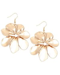 SOH - Metallic Flora Drop Earrings - Lyst
