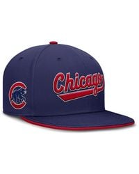 Nike - Chicago Cubs True Performance Fitted Hat - Lyst