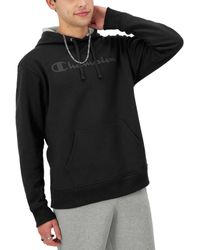 Champion - Logo Graphic Pullover Hoodie - Lyst