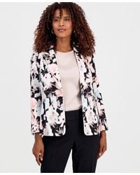 Kasper - Printed Two-button Blazer - Lyst