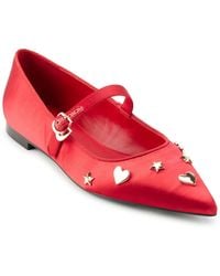 Karl Lagerfeld - Veyda Mary Jane Pointed Toe Flats - Lyst