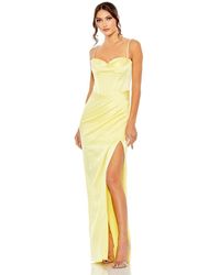 Mac Duggal - Bustier Side Ruched Bodycon Gown - Lyst