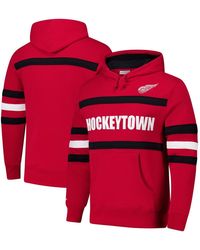 Mitchell & Ness - Â Detroit Wings Head Coach Slogan Pullover Hoodie - Lyst