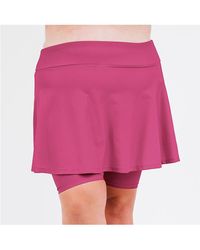 Calypsa - Plus Size Midi Swim Skort - Lyst