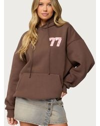 Edikted - Leopard 77 Oversized Hoodie - Lyst